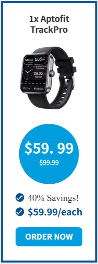 Aptofit TrackPro offer package price 